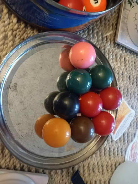 Photo of free S snooker pool balls not complete (Trowbridge hilperton BA14 7) #1