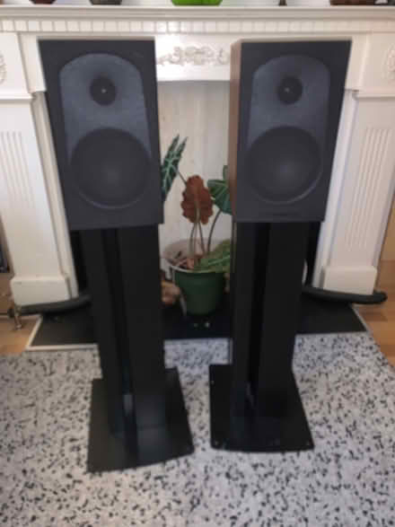 Photo of free Loudspeakers and stands (Hampstead Garden Suburb NW11) #1