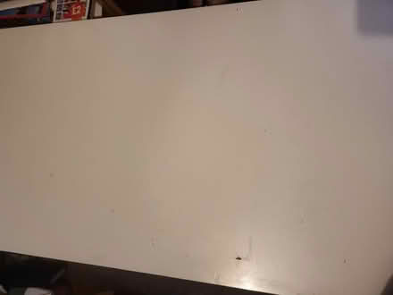 Photo of free White desk with draws and shelves (Carlton) #3