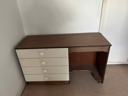 Photo of free Retro 1970's desk (SW15 2AS) #1