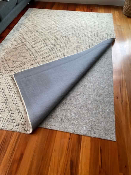 Photo of free 6 x 9 Wool Rug and Pad (Haller Lake) #2