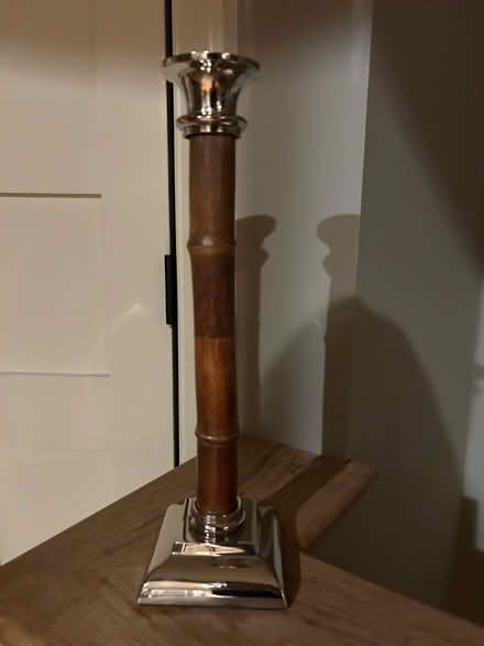 Photo of free Four Bamboo style candlesticks (Bethesda, MD) #1