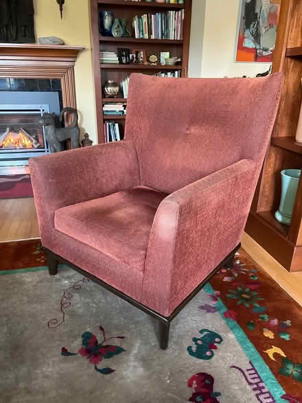 Photo of free Fabric upholstered lounge chair (Inner NE Portland) #1