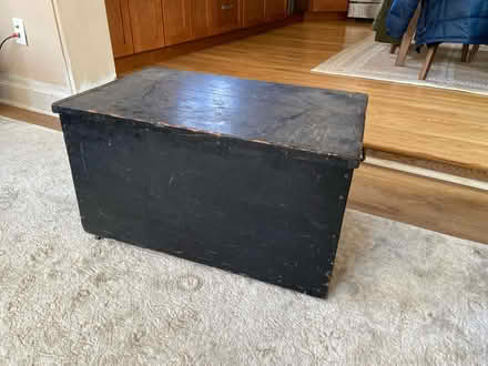 Photo of free Old wooden chest (Waltham Bentley area) #1