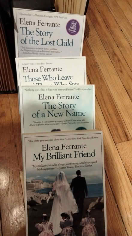 Photo of free Elena Ferrante novels (Davisville) #1