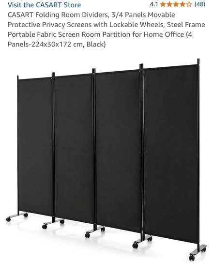 Photo of free Above fan (black) room divider (SE8) #2