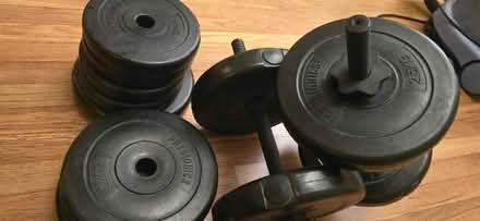 Photo of free Free weights (Hook roundabout KT9) #1