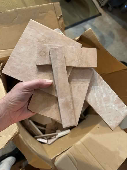 Photo of free Big box of tile pieces (West Seattle) #1