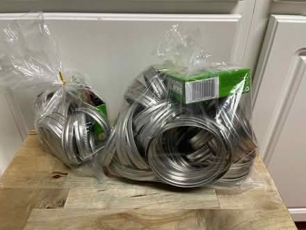 Photo of free Lids for glass canning jars (Piney Orchard) #1