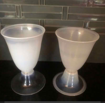 Photo of free 2 white goblets (Madison Valley) #1