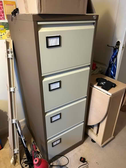 Photo of free 4 drawer filing cabinet (Bishops Waltham SO32) #1