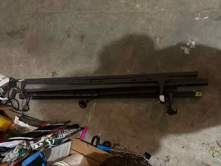 Photo of free Queen-sized headboard& metal frame (Wolftrap) #2