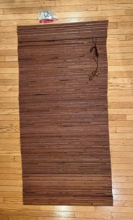 Photo of free Teak Window Shade 33.5” x 67” (Olney) #1