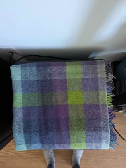 Photo of free Wool blanket with fringe (Metro Center) #1