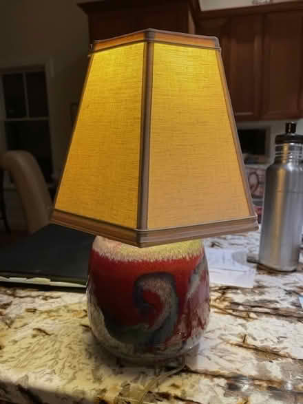 Photo of free ceramic table lamp (angell rd & md state route 194) #1