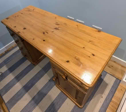 Photo of free Pine computer desk (Hampton TW12) #3