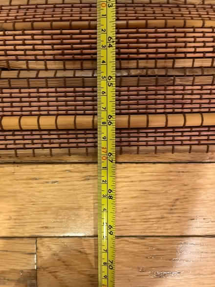 Photo of free Teak Window Shade 33.5” x 67” (Olney) #3