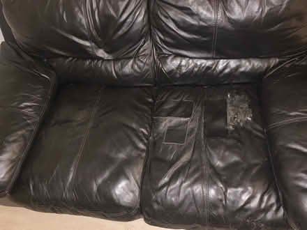 Photo of free Old black sofa (W7) #3