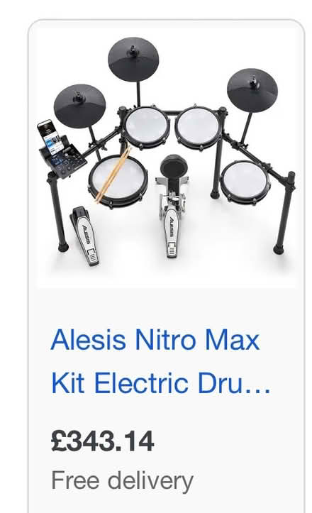 Photo of free 8 piece electronic drum set (SE8) #1