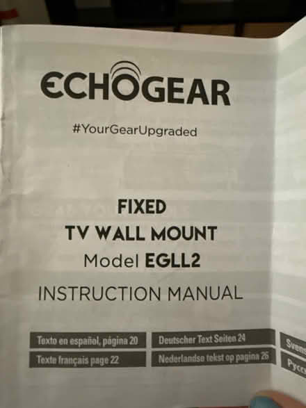 Photo of free Echo Gear brand TV Wall Mount (Foggy Bottom) #1