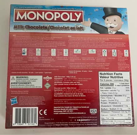 Photo of free Monopoly game (chocolate) (Bloor/ The West Mall) #2