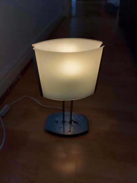 Photo of free Brushed Steel Table Lamp (Morley Green SK9) #2