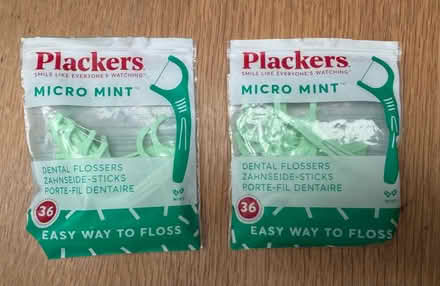 Photo of free Plackers minty dental flossing accessories (Pooley Green TW20) #1