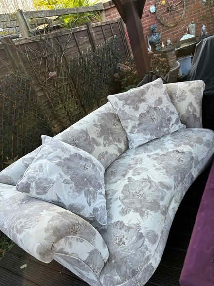 Photo of free Fabric sofa two -three seater (KT19 8fu) #1