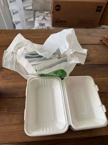 Photo of free Compostable tableware & containers (Lakeshore and Wayne) #1