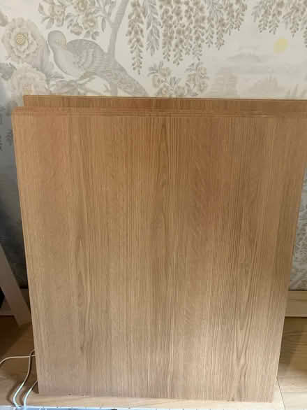 Photo of free 6 Oak effect chipboard panels (Northfield Avenue area NN16) #1