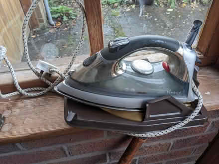 Photo of free Iron + holder (Higher Poynton SK12) #1