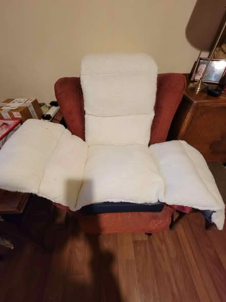 Photo of free Cosy padded armchair seat cover (BH21 near Wimborne) #1