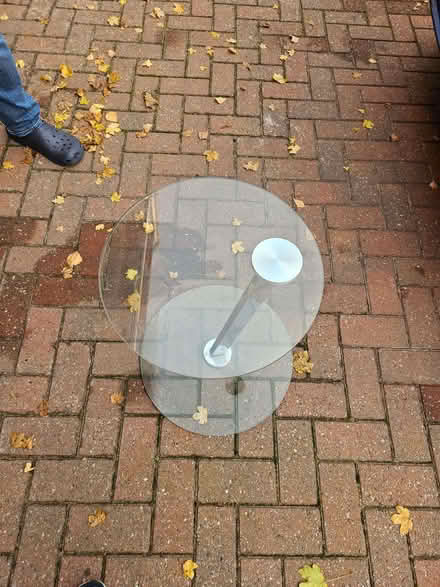 Photo of free small glass table (Redditch B97) #1