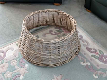 Photo of free Wicker Christmas Tree Skirt (Bedwell SG1) #1