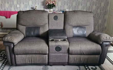 Photo of free 2 seater sofa and recliner sofa (Monkwick CO2) #2