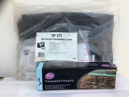 Photo of free 10ft Trampoline cover and fixing kit (Eastlands CV21) #1