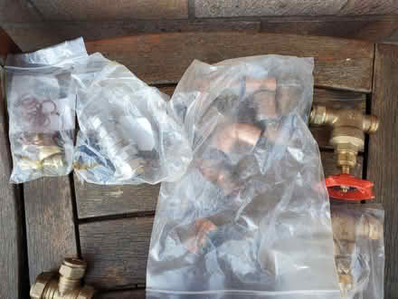 Photo of free Copper and brass Plumbing fittings (Woodloes Park CV34) #3