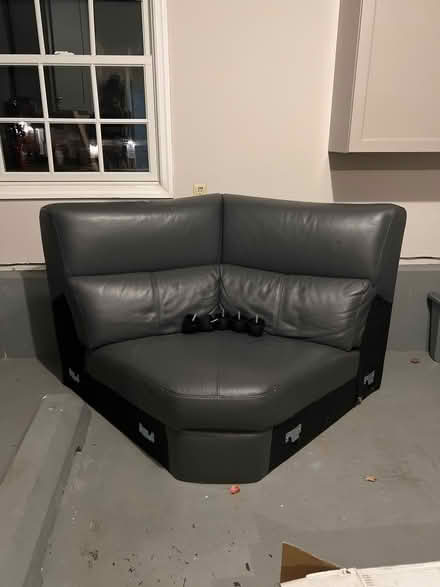 Photo of free Leather couch section (Scotch Plains, NJ) #1