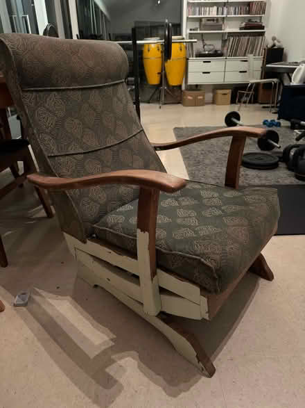 Photo of free Wooden rocking chair (B17) #1