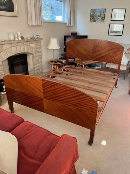 Photo of free Double Bed Frame - No Mattress (Swanage BH19) #1