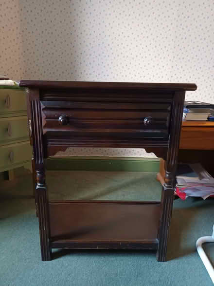 Photo of free Wooden telephone/side table. (Craigie PH2) #2