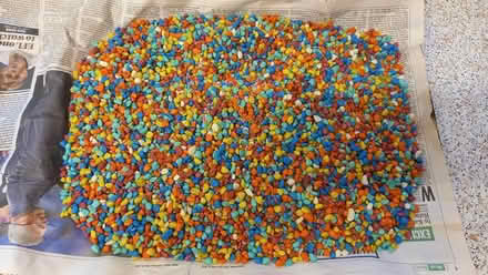 Photo of free 5kg Aquarium Gravel multi coloured (Central Letchworth) #1