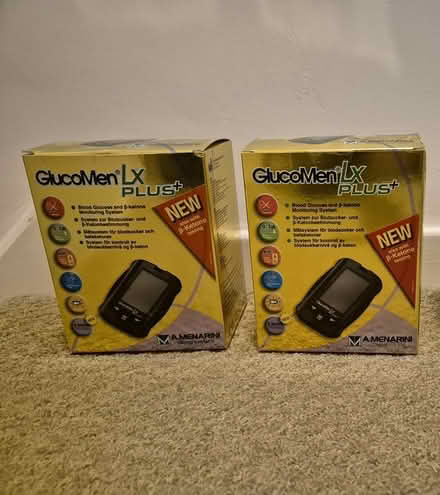 Photo of free GlucoLen LX Plus+ blood test meter (DE72 3BT) #1