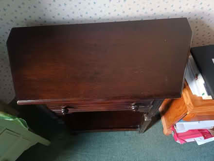 Photo of free Wooden telephone/side table. (Craigie PH2) #1