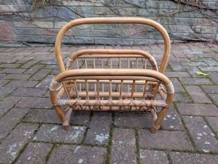 Photo of free Wicker magazine rack (Carrick Knowe EH12) #1