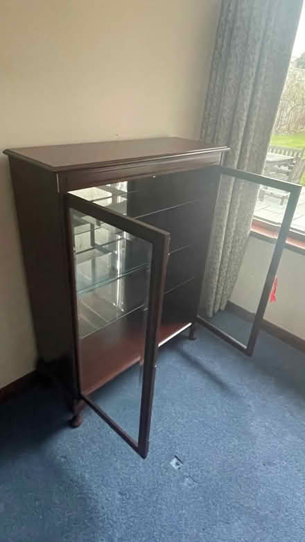 Photo of free Wooden Display Cabinet (Alford, Aberdeenshire (AB33)) #2