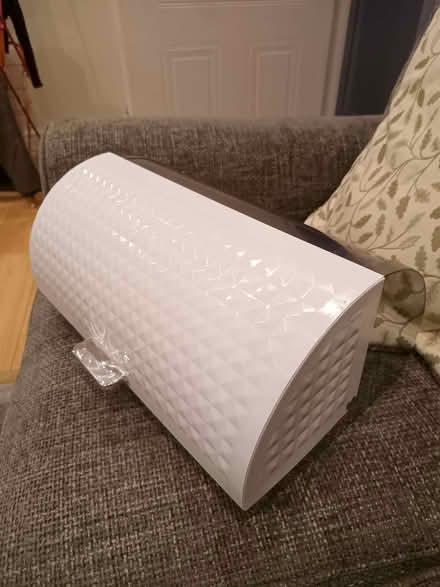 Photo of free White and silver bread bin (Altofts WF6) #2