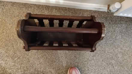 Photo of free Wooden magazine rack (ideal for upcycling) (Linslade LU7) #3