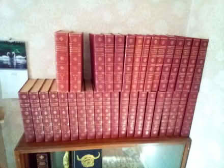 Photo of free Bookcase & Encyclopedia Britannica volumes 24 plus (Hoddesdon EN11) #1