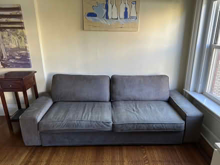 Photo of free Grey couch/futon (Brooklyn Heights) #2